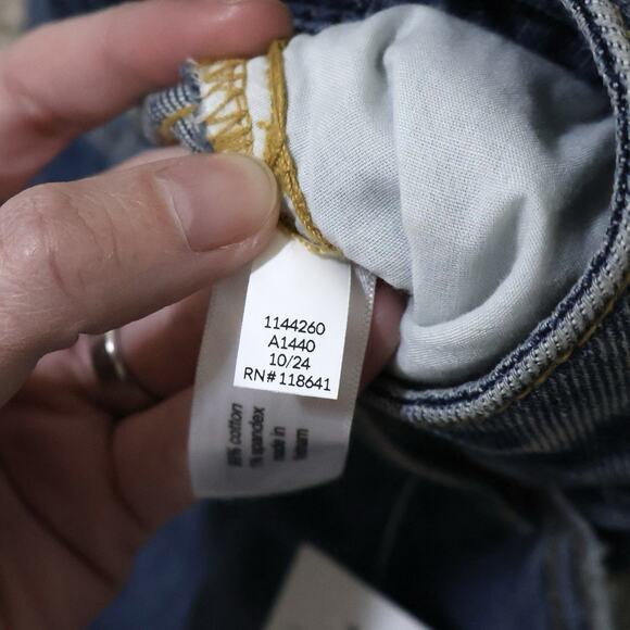 NWT Lane Bryant Painter High Rise Wide Leg Jeans 24 Utility Carpenter Workwear - Picture 8 of 9